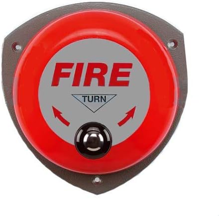 FireProtectionShop Rotary Fire Alarm Bell - Loud Warning Sound