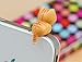 ANGELANGELA ZOEAST Adorable Miniature 3D Kitten Cat Animal Smartphone Smart Phone Plug Charm Decoration Universal 3.5mm