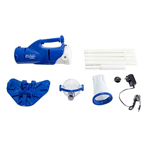 Water Tech Pool Blaster Catfish Ultra Cordless, Battery-Powered, Swimming Pool Cleaner, ideal for Hot Tub and Spa cleaning, In-Ground and Above Ground Pool Cleans Dirt, Sand & Silt and Leaves
