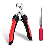 Aipet Dog Nail Clippers and Trimmer, Safety Guard to Avoid Overcutting, Safety Lock and Free Nail File, Sturdy Non Slip Handles, Professional Home Grooming for Small, Medium or Large Dogs (Misc.)
