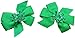 Set of 2 Shamrock St. Patrick's Day Toddler Hair Bows