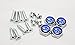 4 Pcs Separate Chrome LICENSE PLATE FRAME Bolt Screws For Subaru (For Subaru)