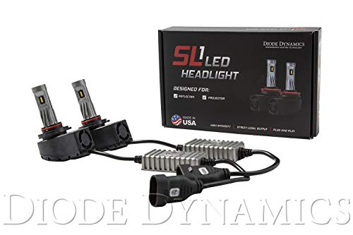 9005 SL1 Cool White LED Headlight Bulbs (pair)