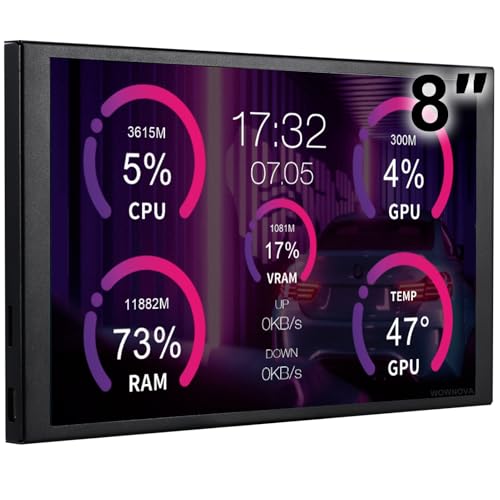 WOWNOVA 8 Inch PC Case Monitor