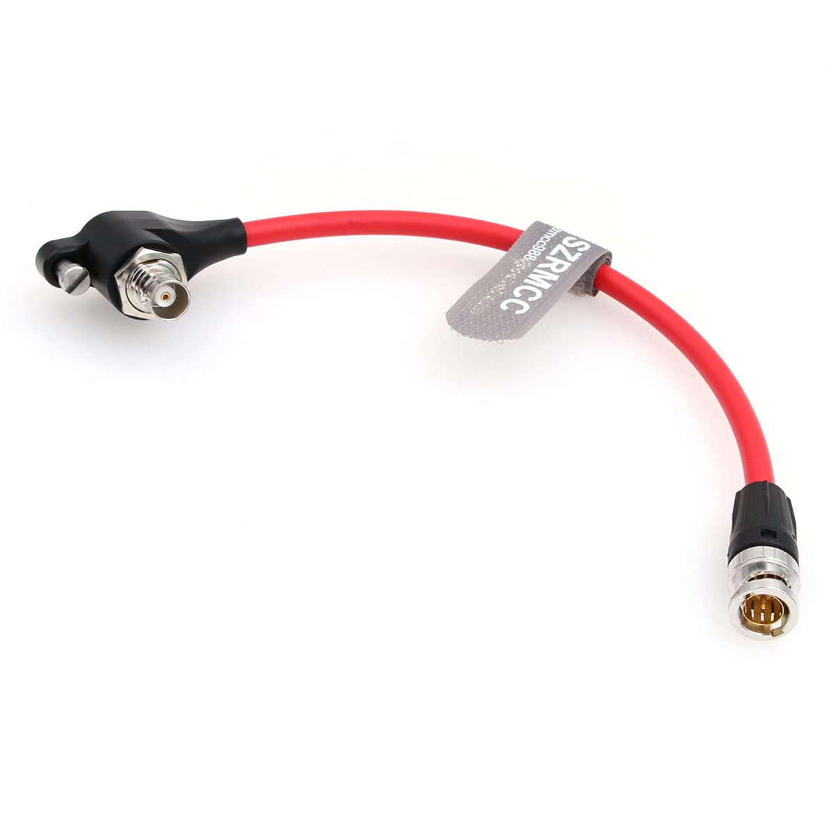 SZRMCC SDI Protector Cable 12G 6G HD SDI BNC Surge Overvoltage Circuit Protector Isolator Video Cable for RED Komodo ARRI Alexa Sony(Red-Straight 20cm)