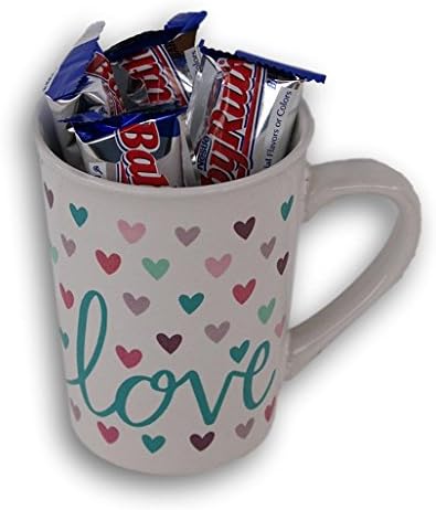Valentines Day Love Gift Mug - 4 BabyRuth Chocolate Candies