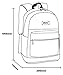 Kinmac Canvas Backpack with Massage Cushioned Straps,Travel Outdoor Backpack (Wine-Bohemian)