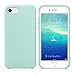 SURPHY Designed for iPhone SE Case, iPhone 8 Case, iPhone 7 Case, Liquid Silicone Phone Case for iPhone se 3rd 2nd SE 2022 SE 2020, Mint Green