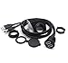 USB Flush Mount Cable - Alait 1 Meter 3 Feet Dual USB Extension Mount, Panel Mount Cable, for Car, Boat, Motorcycle