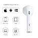 Single Wireless Earbud,Soundsnow V4.1 Mini Bluetooth Earbud, In-Ear Car Bluetooth Headset, Built-in Mic Stereo Sound Cell Phone Bluetooth Earpiece for iPhone 8 X 7 Plus and Samsung Android (One Pc)
