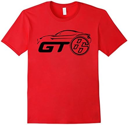 Men's Classical GT86 FRS FR-S 86 Graphic TShirt T Shirt Large Red
