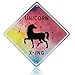 Unicorn Room Decor - Decorative Aluminum Unicorn Crossing Street Sign