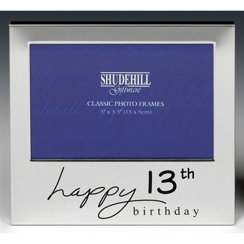 Shudehill 5" x 3.5" Happy 13th Birthday Photo Frame Occasion Gift Pressent 72413