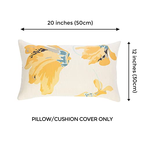 Outdoor Throw Pillows Waterproof Hofdeco Coastal Lumbar Pillow
