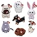 TY Beanie Babies Plush - Secret Life of Pets Movie Soft Toys (Complete set of 7) by TY Beanie Babies