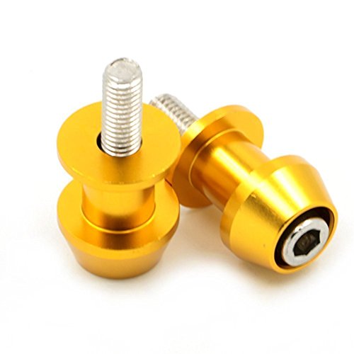 Alpha Rider 6MM Motorcycle Gold Swingarm Sliders Spools CNC Swing Arm Fit For Yamaha MT-03 2006-2012 | MT-09 FZ-09 2014-2015 | MT-09 Tracer 2014-2015 | FJ-09 2014-2015