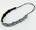 yueton Pack of 2 Handmade Crystal Rhinestone Beads Elastic Headband Hair Band Women Hair Jewelry Accessories