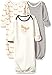 Touched by Nature Unisex Baby Organic Cotton Gowns, Fox, 0-6 Months US
