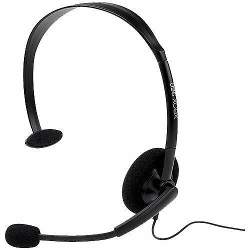 Xbox 360 - Headset - Wired - Black - Bulk Package (microsoft)