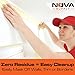 No-Residue 2 Inch, 60 Yard Masking Tape 1 Pk. Easy-Tear, Pro-Grade Removable Painters Tape Great for Home, Office or Commercial Contractor. Clean, Drip-Free Painting with Wide Crepe Paper Rolls