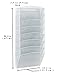 Klickpick Office 8 Sections Hanging Files Wall Mounted Metal Mesh File Document Organizer Magazine Holder Rack Organizer Racks Multipurpose Use to Display Files, Magazine, Newspapers- White