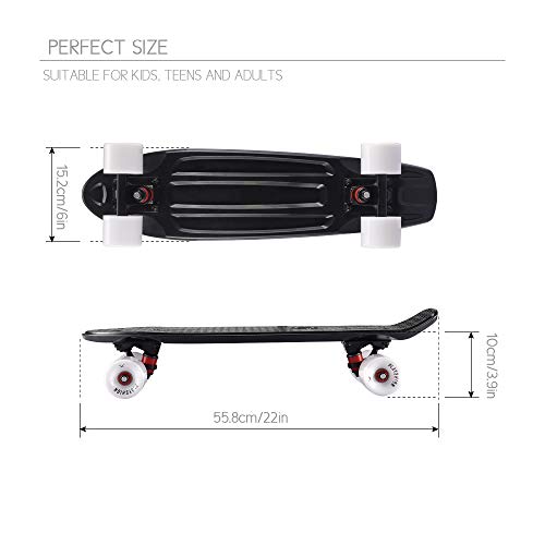 4 Playshion+Complete+Cruiser+Skateboard+Beginner