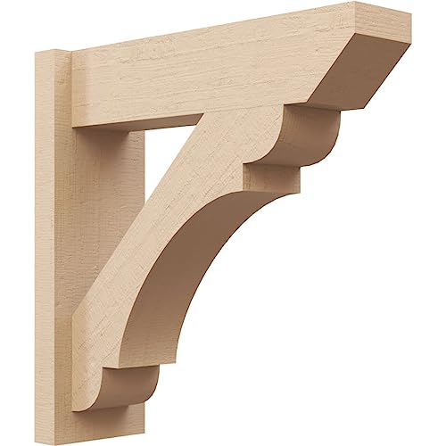 Ekena Millwork 7 1/2"W x 32"D x 32"H Olympic Slat Rough Cedar Woodgrain TimberT…