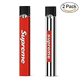 2 Pack Juul Skin (Wrap Only) Protective Sticker Decal (Supreme Combo)