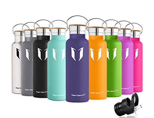 Super sparrow stainless steel vacuum insulated water bo…