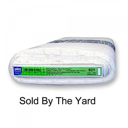 Pellon Quilter's Grid On-Point 1" Gridded Fusible Interfacing By The Yard