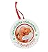 The Grandparent Gift Ceramic Photo Ornament, Grandchild's Christmas