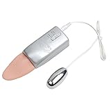 Tongue Vibrant Toy For Women, Mini Oral Licking Tongue Simulator Stimulator With Bullet Egg, 3 Speed Vibe Vibrate Adult Toy, Silver
