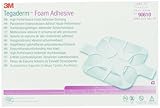 3M Tegaderm High Performance Foam Adhesive Dressing 90610, Square, 10 Pieces