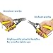2 Pack of 8 Inch Heavy Duty Multi-Purpose Scissors,Electrician Scissors,Snip Utility Shear,Kitchen Garden Shears,For Cutting Branches,Optical Fiber Wire Fabric Leather,Dressmaking,Gardening
