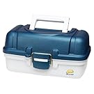 Plano 2-Tray Tackle Box(Blue Metallic/Off White)