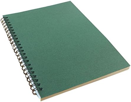 TimedMALL Recycled Spiral Notebook 1-Subject, 120-Count，College Ruled（Assorted Colors）
