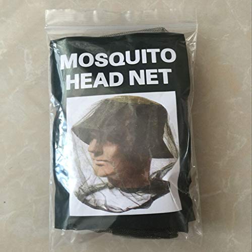 Sunshinehomely Mosquito Head Net Hat, Men Women Outdoor Safari Hat Net Mesh Protection from Insect Bee Mosquito Gnats