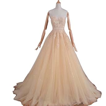 sweetheart champagne dresses