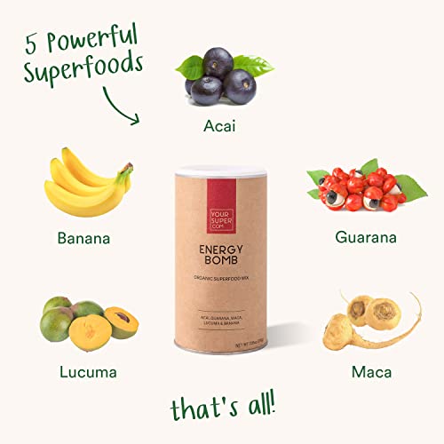 Your Super Energy Bomb PreWorkout Superfood Energy Drink Booster