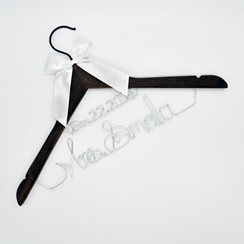 DIY Custom Wedding Bridesmaid Last Name Hanger