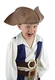 Elope Jack Sparrow Hat-Brown, Kid Size
