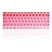 TOP CASE - Faded Ombre Series keyboard Cover Silicone Skin for MacBook Pro 13 inch A1708 (No TouchBar) Release 2017 & 2016 / Macbook 12-inch Retina A1534 with TOP CASE Mouse Pad - Pink & White