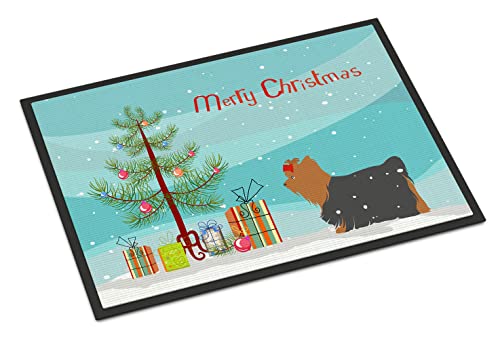 Caroline's Treasures BB2952JMAT Yorkshire Terrier Yorkie Merry Christmas Tree D…
