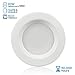 TORCHSTAR 12-Pack 4 Inch LED Recessed Retrofit Downlight, Baffle Trim, Dimmable Retrofit Recessed Lighting with LED Driver, 10W (65W Equiv.), CRI 90, JA8 & Title 24& UL Listed, 655lm, 2700K Soft White