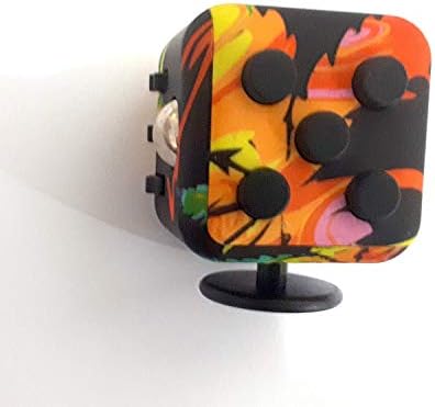 Hexa 6-Sides Fidget cube Relieves Stress Anxiety for Children & Adults Anxiety Attention Toy-Skulls (Party)