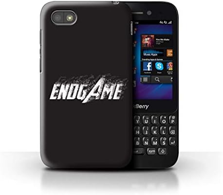 W3Tech Phone Case/Cover for BlackBerry Q5 / Dust Vanishing Effect Design/Superhero Movie Quotes Art Collection
