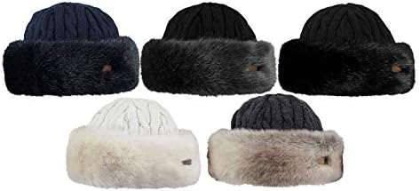 barts faux fur cable bandhat