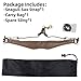 adorence Leather Saxophone Neck Strap - (Ergonomic, Breathable, Metal Swivel Snap Hook) Sax Neck Strap for Alto Tenor -Brown