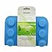 Silicone Mini Cupcake Baking Cups Muffin Pan - 24 Cups Silicone Mini Muffin Pan, Non Stick Silicone Molds for Baking(Blue)