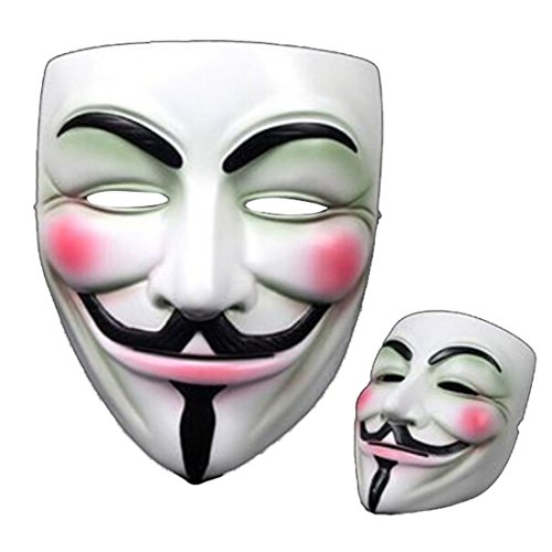 V for Vendetta Guy Fawkes Face Mask Fancy Halloween Cosplay